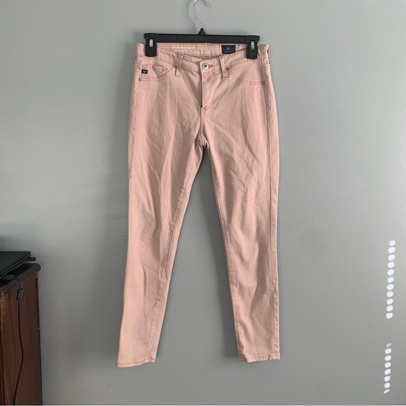 Anthropologie AG The Abbey Sateen MidRise Skinny Ankle Jeans Adriano Goldschmied - Picture 6 of 11